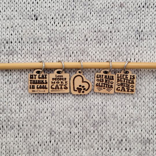 Fiber Lovers Stitch Markers