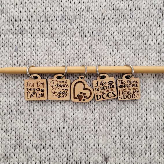 Fiber Lovers Stitch Markers