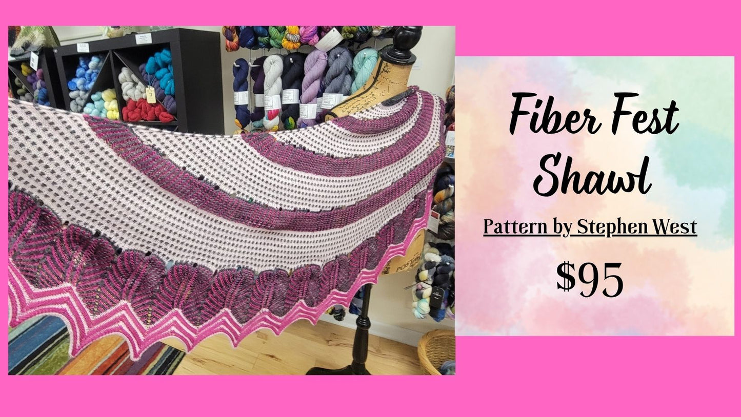 Fiber Fest Shawl Kit