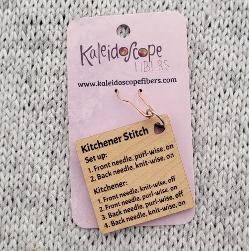 Kaleidoscope Fibers Stitch Markers