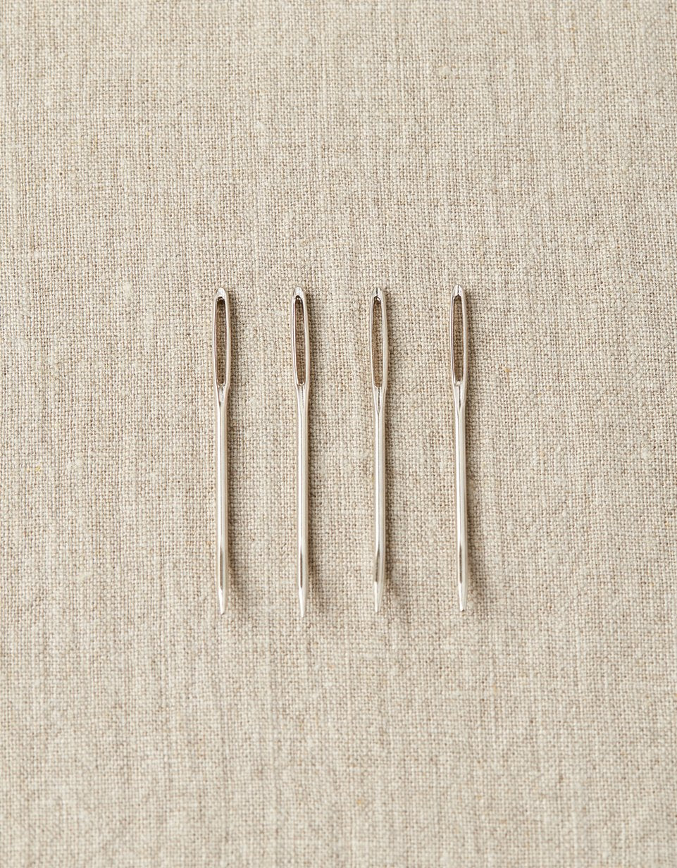Bent tip tapestry needles