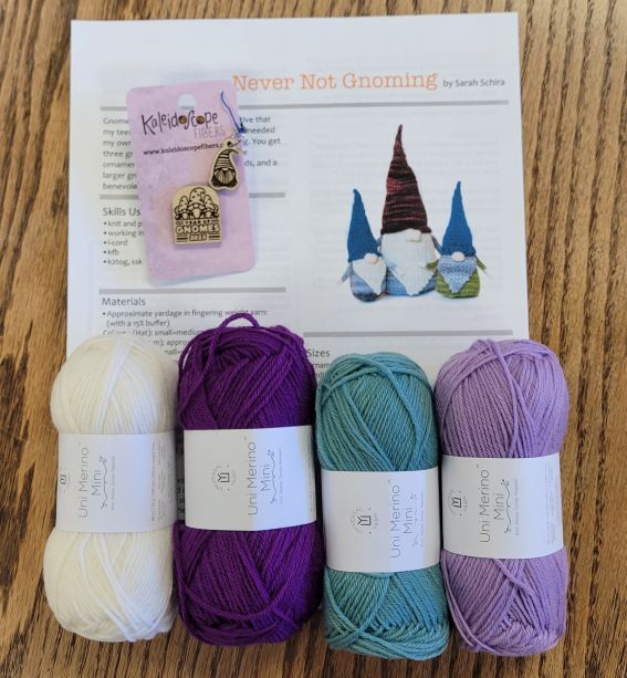 Year of Gnomes knitting kit