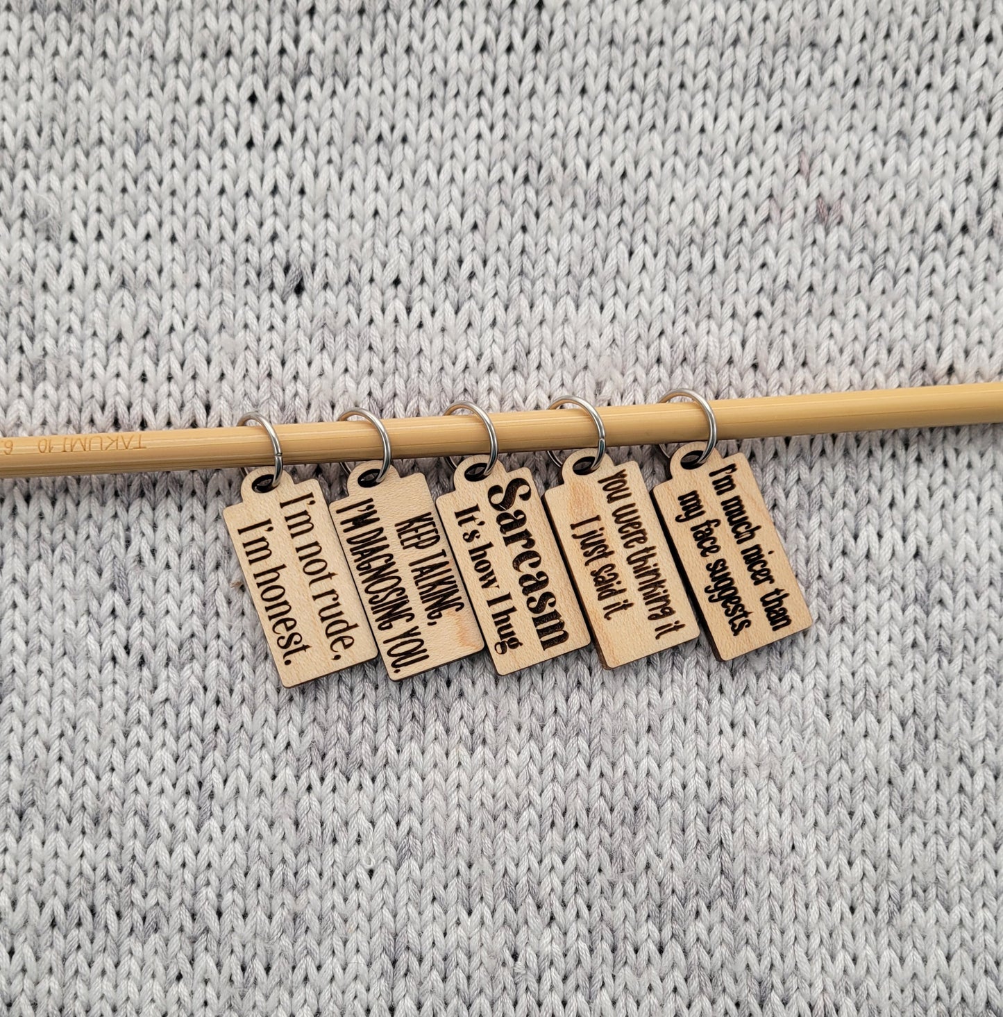 Fiber Lovers Stitch Markers