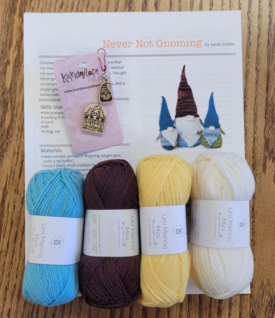 Year of Gnomes knitting kit