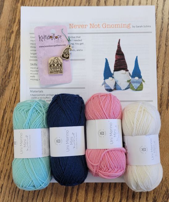 Year of Gnomes knitting kit