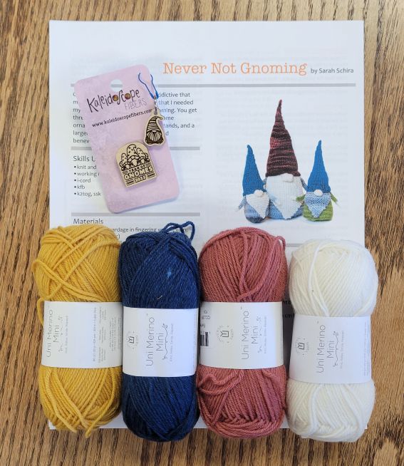 Year of Gnomes knitting kit