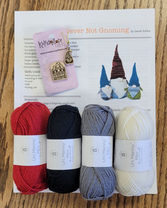 Year of Gnomes knitting kit