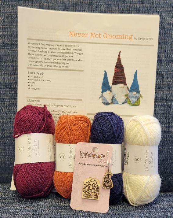 Year of Gnomes knitting kit