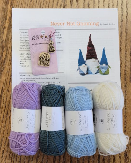 Year of Gnomes knitting kit