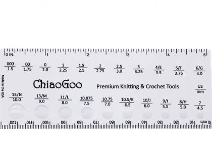 ChiaoGoo Needles Gauge