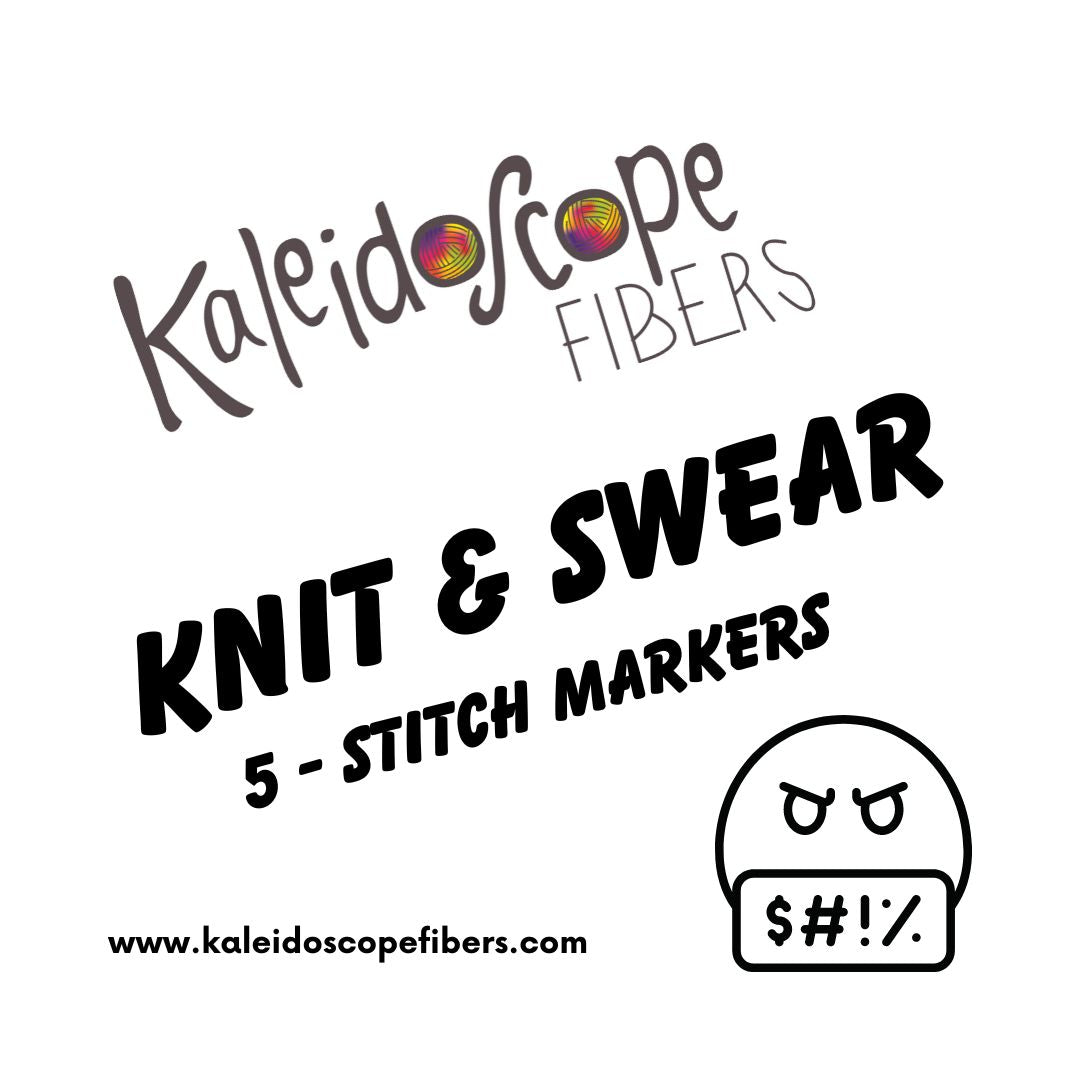 Kaleidoscope Fibers Stitch Markers