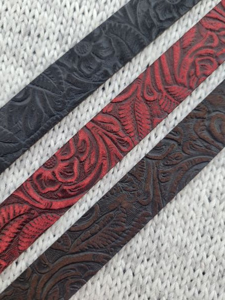 Shawl Cuff - Tooled Leather