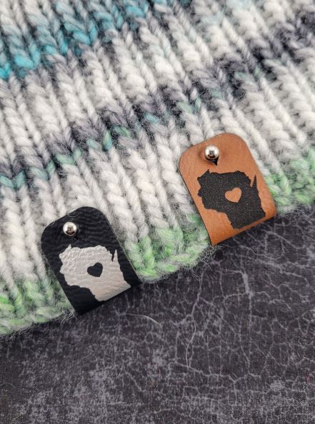  UKCOCO 500 Pcs Heart Clothes Tags Crochet Knitting
